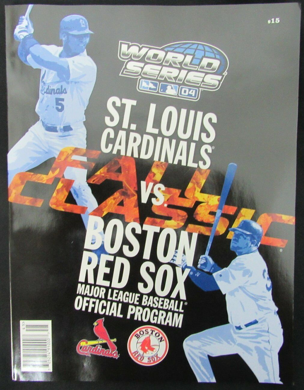 2004 World Series  Game Program Boston Red Sox vs. St. Louis Cardinals 153952