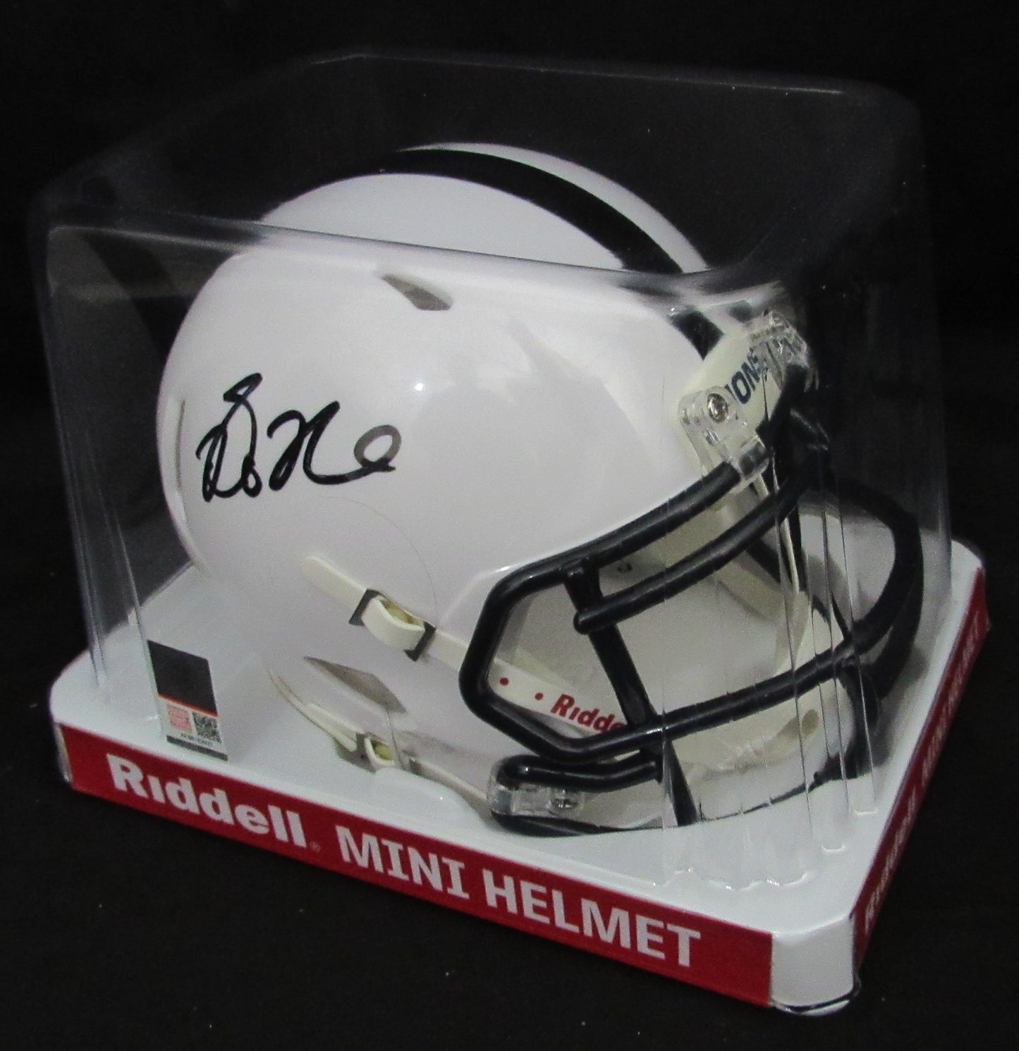 Bo Nickal Signed/Autographed White Penn State Mini Helmet Beckett 192654