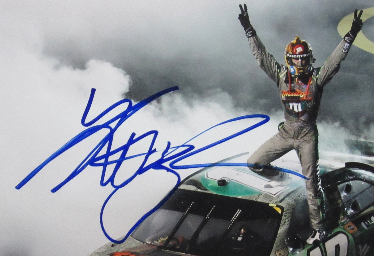 Kyle Busch NASCAR Champ Signed/Autographed 8x10 Photo Framed BA 158167