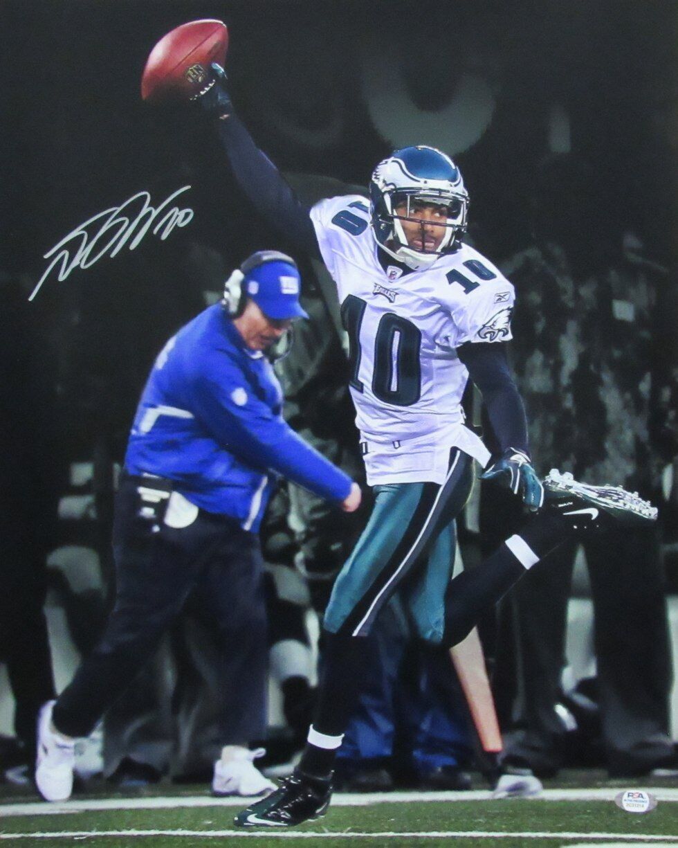 Desean Jackson Signed 16x20 Photo Miracle Meadlowlands Eagles PSA/DNA 177568
