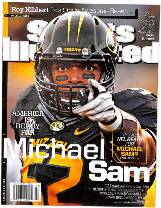 Febraury 17, 2014 Michael Sam Steelers Sports Illustrated NO LABEL  182408