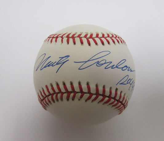 Marty Cardola inscr "ROY 95" Signed OAL Baseball JSA 138447