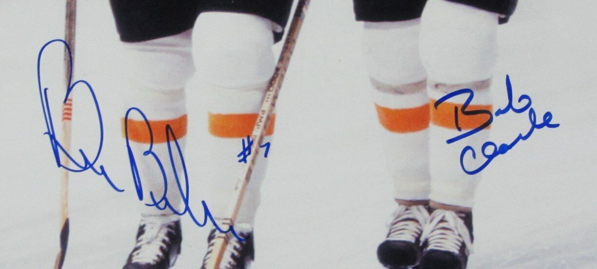 Bill Barber/Bobby Clarke HOF Flyers Dual-Signed 11x14 Photo Framed JSA 165827