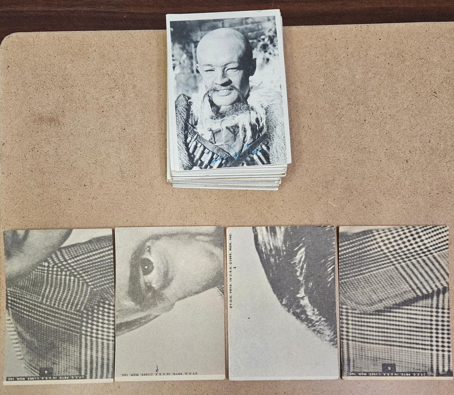 1965 Topps Man From U.N.C.L.E Complete Set Of 55 cards (puzzle back) 184644