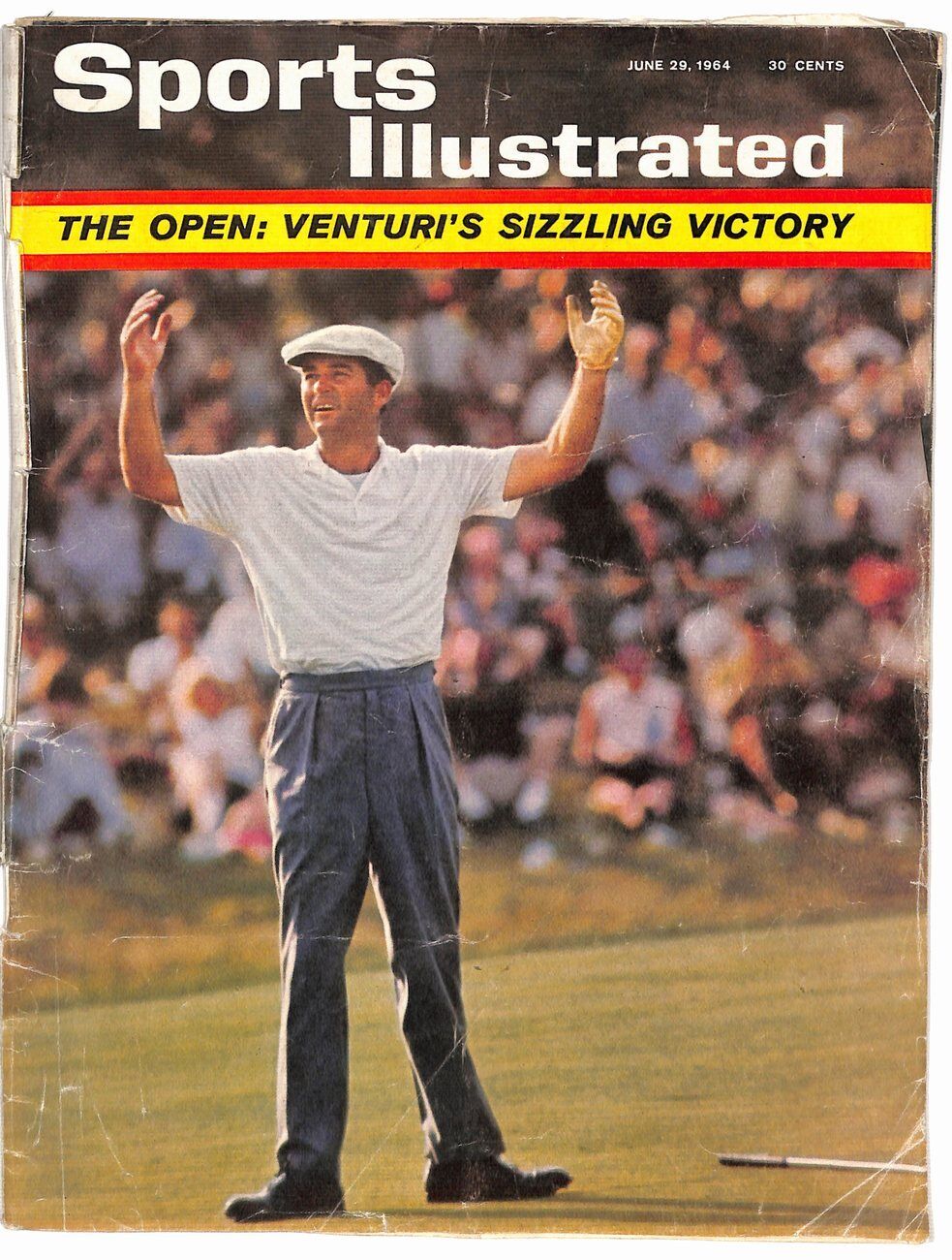 June 29, 1964 Ken Venturi US Open Champ Sports Illustrated NO LABEL 181627