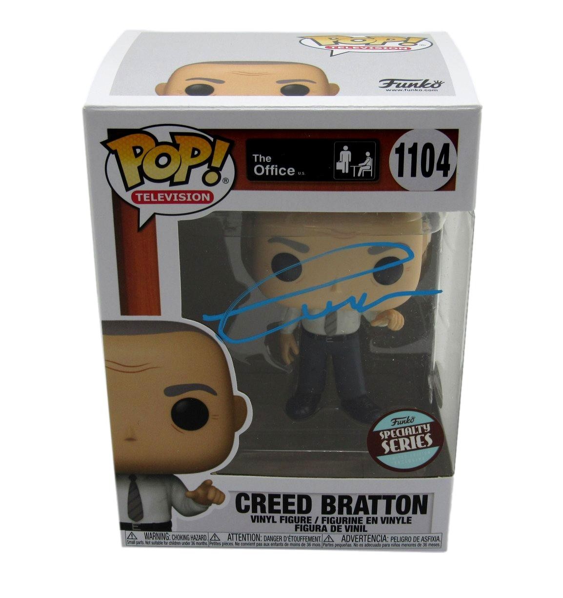 Creed Bratton Autographed Funko Pop! #1104 Figurine "The Office" JSA 184765