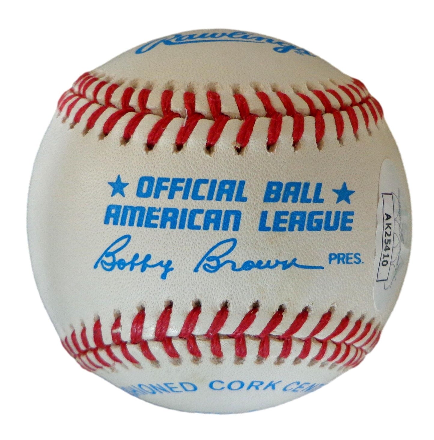 Max Manning Autographed OAL Baseball Negro League Newark Eagles JSA 179802
