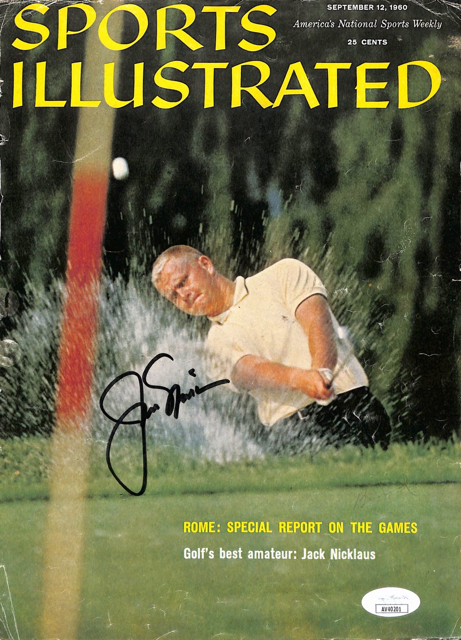 Jack Nicklaus Signed Sept. 12, 1960 Sports Illustrated Magazine Cover JSA 190325