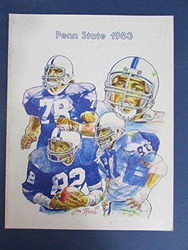 Penn State Nittany Lions PSU 1983 Football Yearbook Paterno 126732