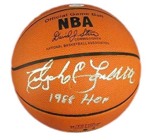 Clyde Lovellette Celtics Lakers Signed 1988 HOF Game Basketball PSA/DNA 133438