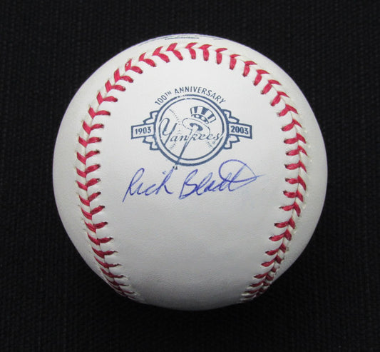 Rich Bladt Signed/Auto Yankees 100th OML Baseball JSA 186701