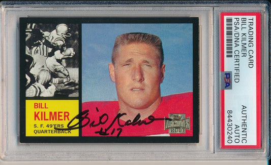Bill Kilmer 49ers Signed/Autographed 2001 TOPPS Archive Card #151 PSA/DNA 164531