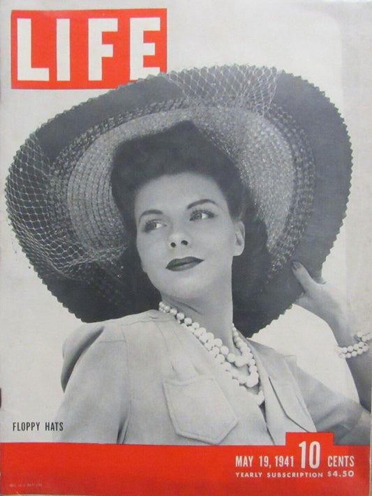 Vintage LIFE Magazine May 19, 1941 Floppy Hats 164642