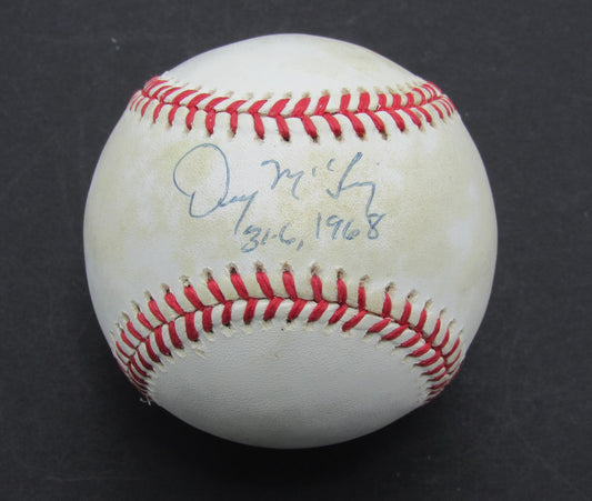Denny McClain Detroit Tigers 2X Cy Young Signed/Auto OAL Baseball JSA 189868
