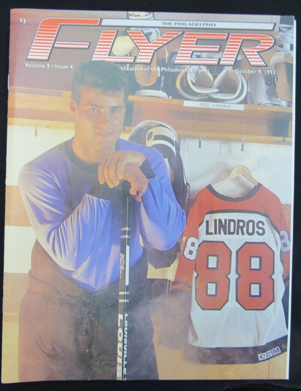 Oct. 9 1992 Devils @ Flyers Eric Lindros 2nd NHL Game Program 157691