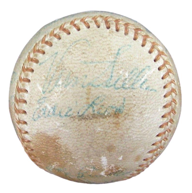 1968 Cleveland Indians Team Autographed (21 Signatures) Baseball 181045