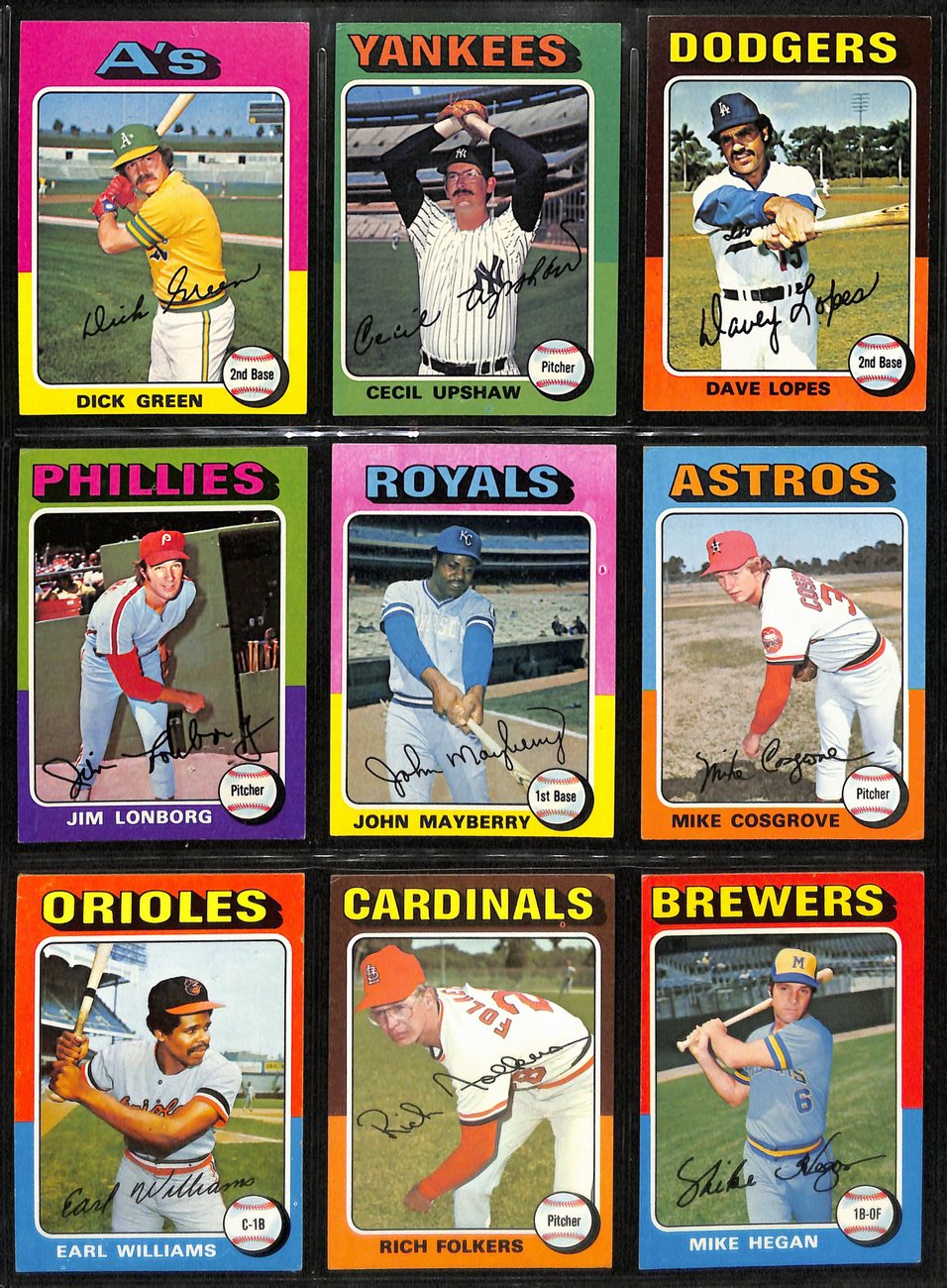 1975 Topps Baseball Card Complete Set (1-660) Yount (RC) Brett (RC) Aaron 191955