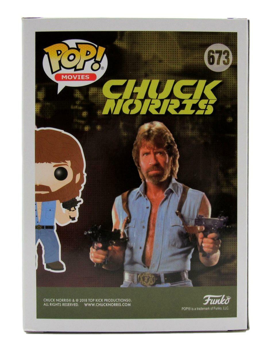 Chuck Norris Autographed Funko POP! Movies #673 Figurine JSA