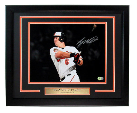 Ryan Mountcastle Autographed 11x14 Photo Orioles Framed Beckett 182844