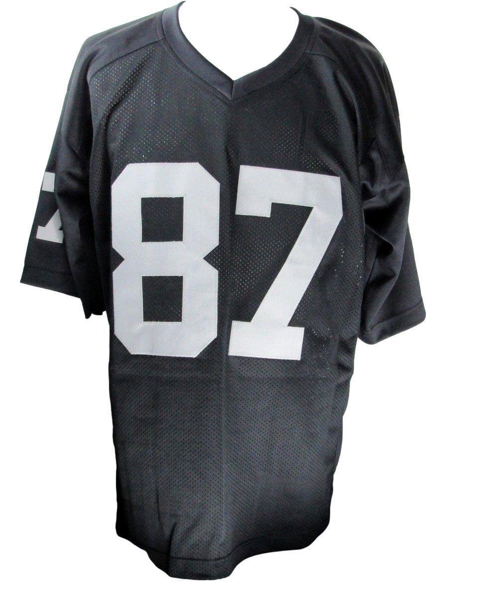 Dave Casper HOF Raiders Signed/Inscribed Black Custom Football Jersey JSA 165737