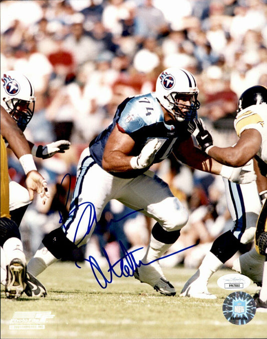Bruce Matthews HOF Tennesse Titans  Signed/Autographed 8x10 Photo JSA 162009