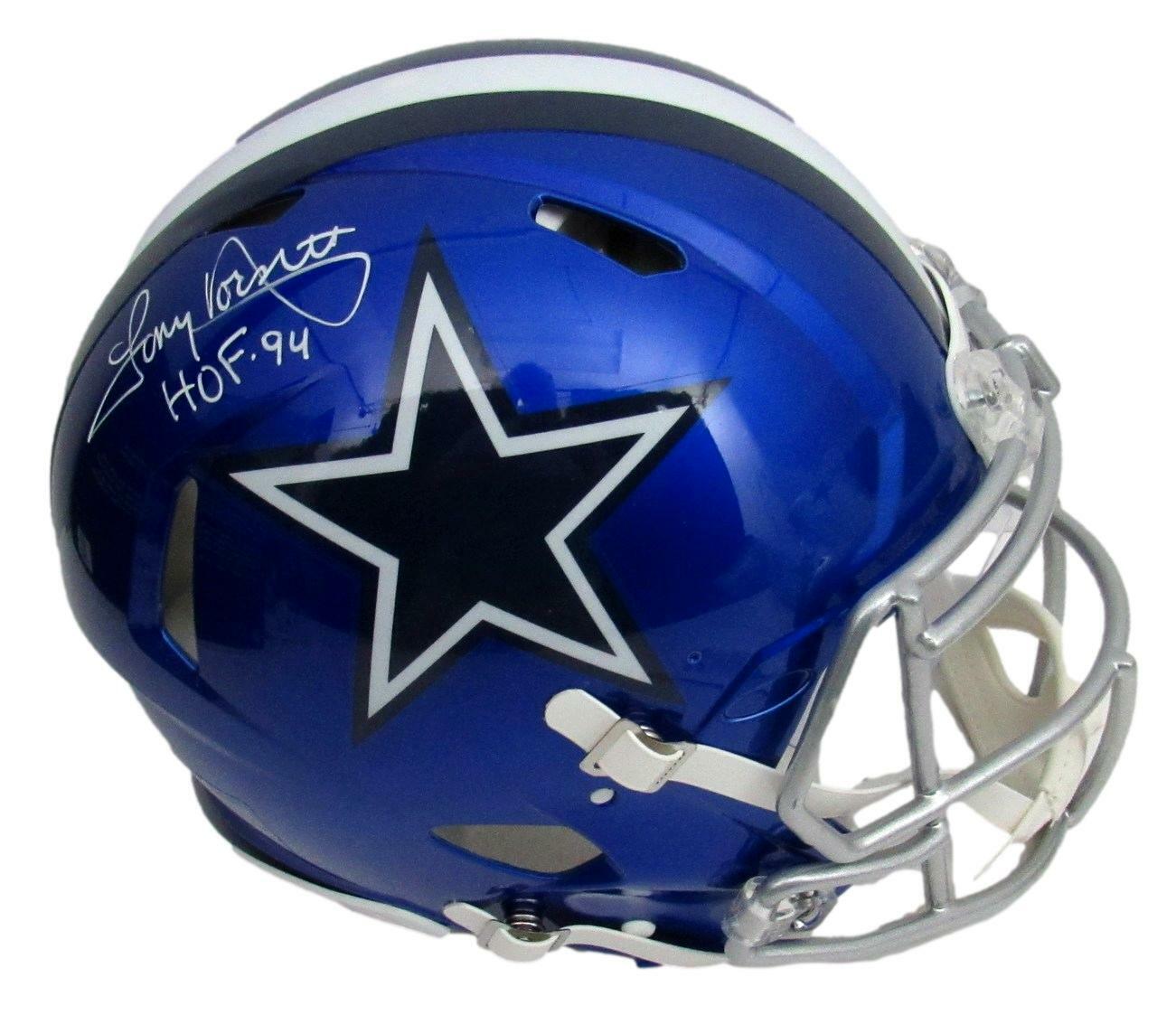 Tony Dorsett HOF Cowboys Signed Full Size Flash Authentic Helmet PSA/DNA 163696