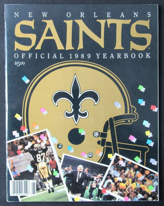 1989 New Orleans Saints Football Team Yearbook 176313