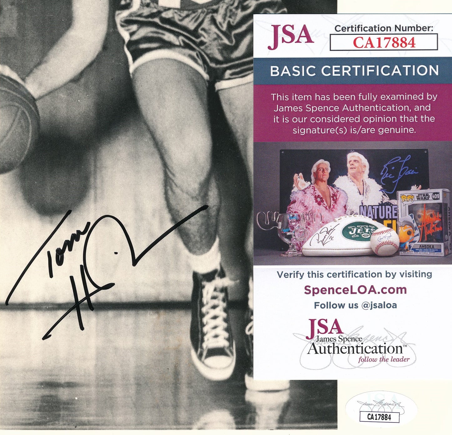 Tom Heinsohn HOF Signed/Autographed 8x10 Photo Boston Celtics JSA 192949