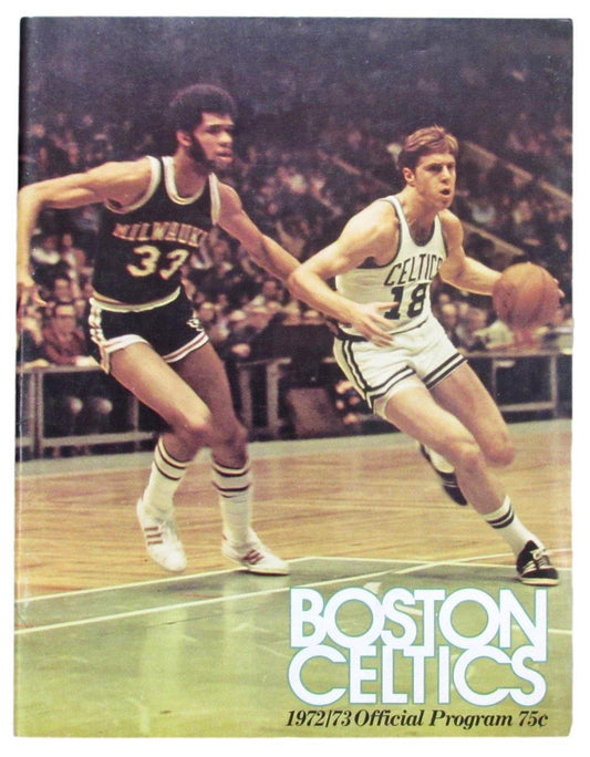 January 17, 1973 Boston Celtics vs.Portland Trail Blazers NBA Program