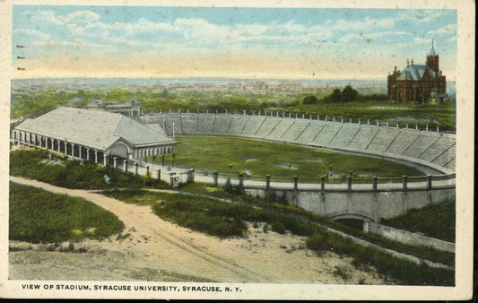 1919 Postcard Syracuse University Stadium Syracuse, NY 176187