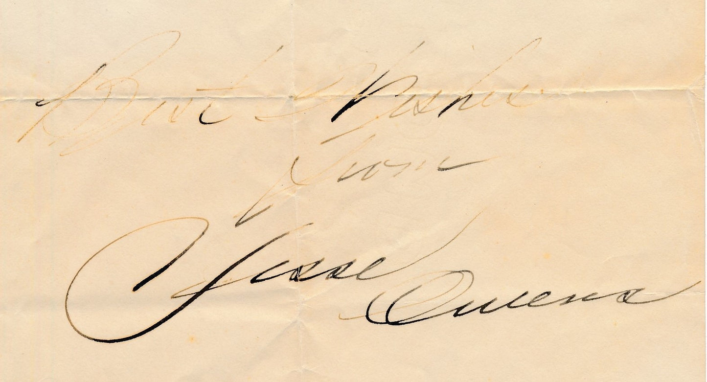 Jesse Owens Autographed/Inscribed "Best Wishes From" Letter Beckett 179565