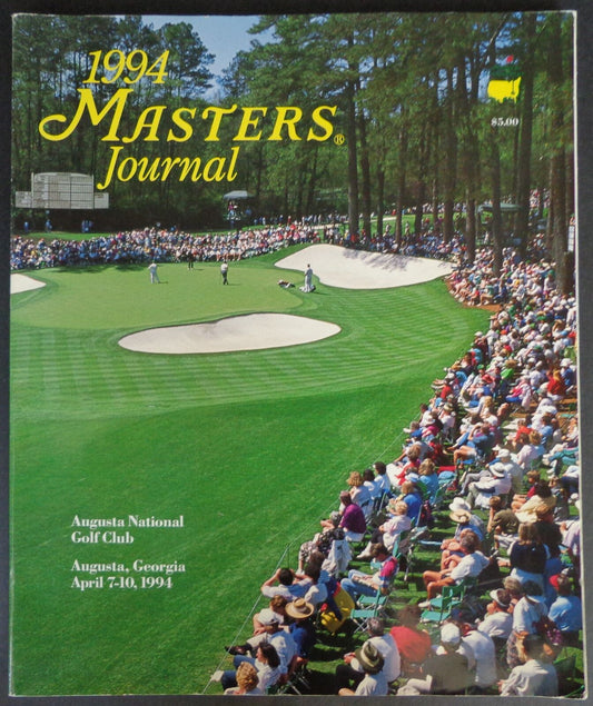 April 7-10, 1994 Masters Program Journal at Augusta National Golf Club 177682