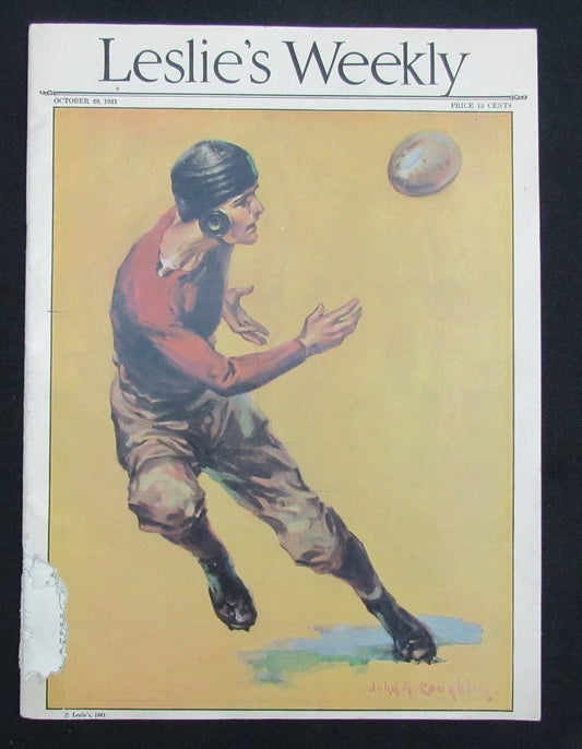 October 29, 1921 Leslie's Weekly Football Magazine 190383