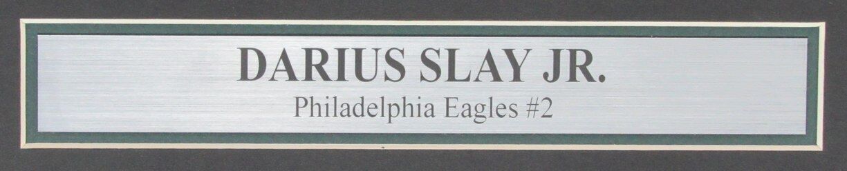 Darius Slay Autographed 11x14 Photo Philadelphia Eagles Framed PSA/DNA