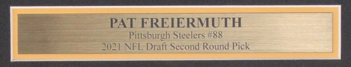 Pat Freiermuth Pittsburgh Steelers Signed/Auto 11x14 Photo Framed Beckett 167851