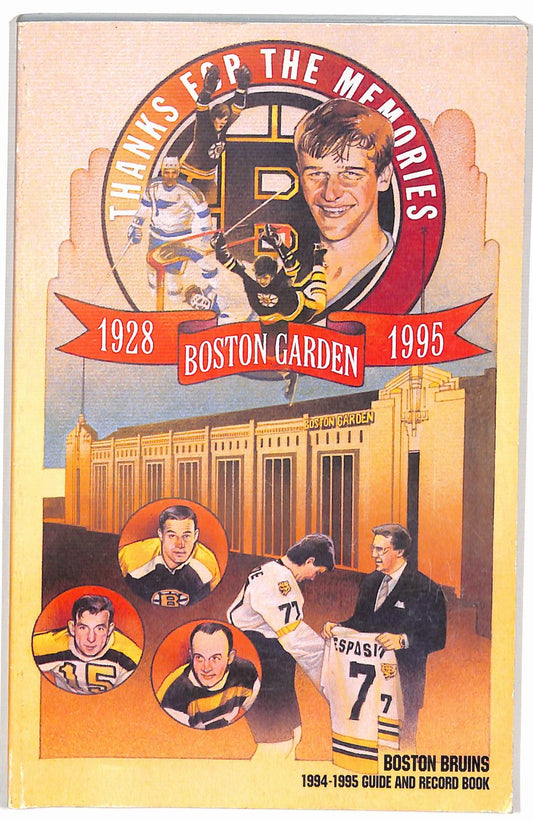 1994-95 Boston Bruins Media Guide and Record Book 182057