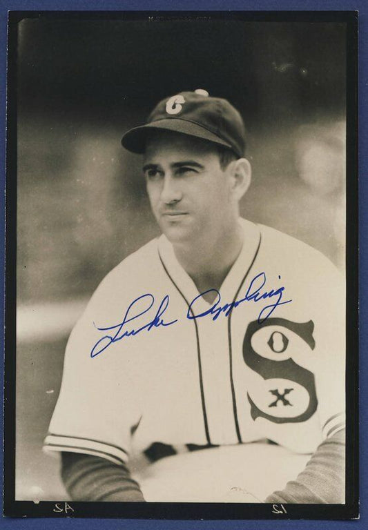 Luke Appling White Sox Signed Vintage George Burke 5x7 Photo 105031