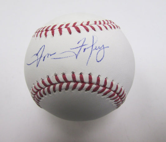 Tom Foley Phillies Signed/Autographed OML Baseball 139837