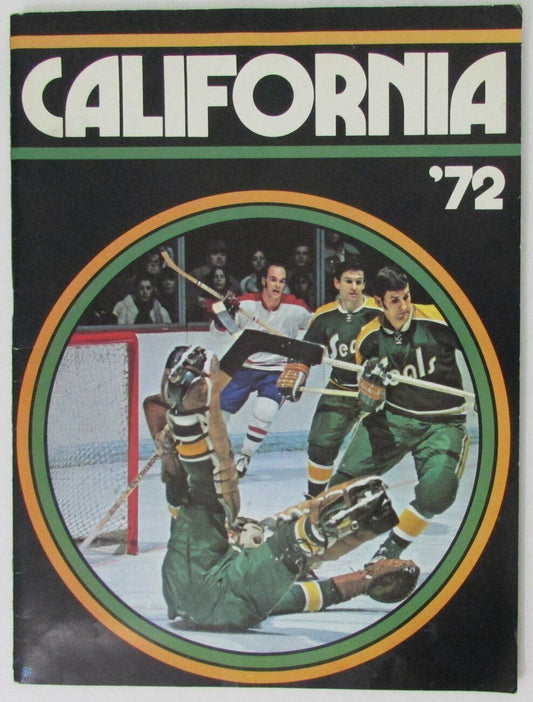 1971-1972 MONTREAL CANADIENS vs CALIFORNIA GOLDEN SEALS PROGRAM 155114