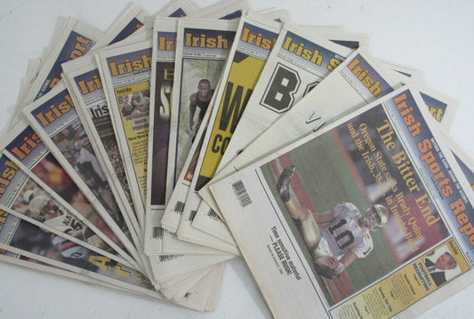 Lot of 21 2005 Notre Dame Irish Sports Report Magazines 148726