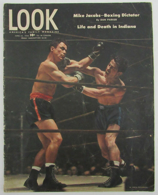 June 1946 LOOK Magazine Rocky Marciano vs. Marty Servo on Cover 167706