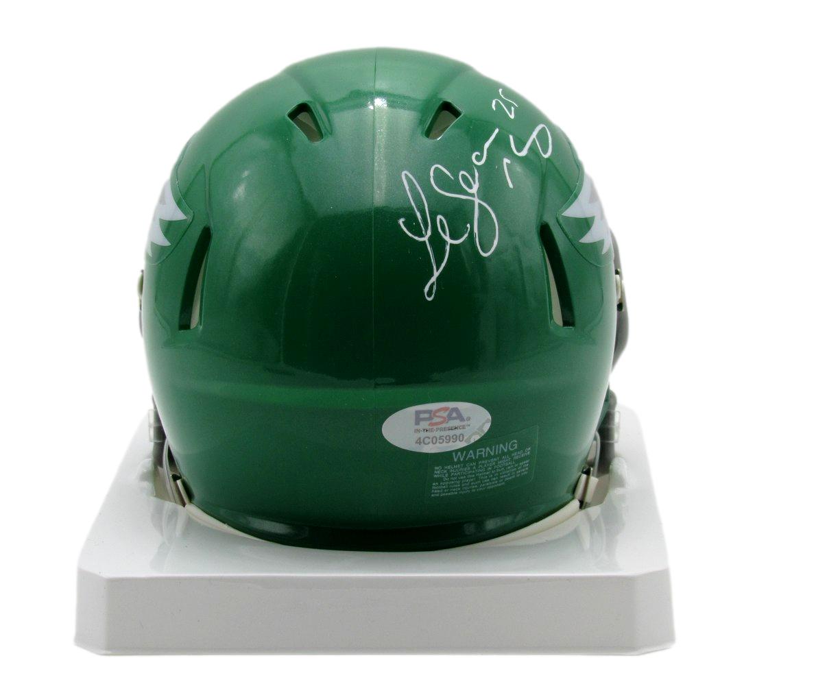 LeSean McCoy Autographed/Signed Eagles Kelly Green Mini Helmet PSA/DNA 193079