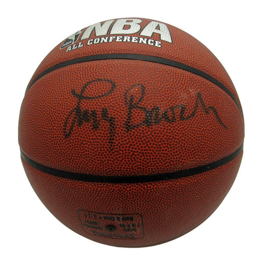 Larry Brown HOF Signed Kansas/Spurs/76ers Spalding Basketball Beckett 151727