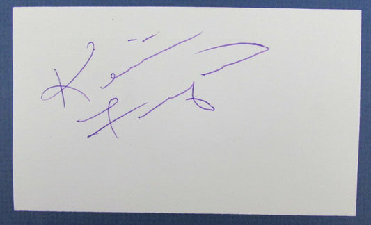 Keith Fergus PGA Signed 3x5 Index Card 127077