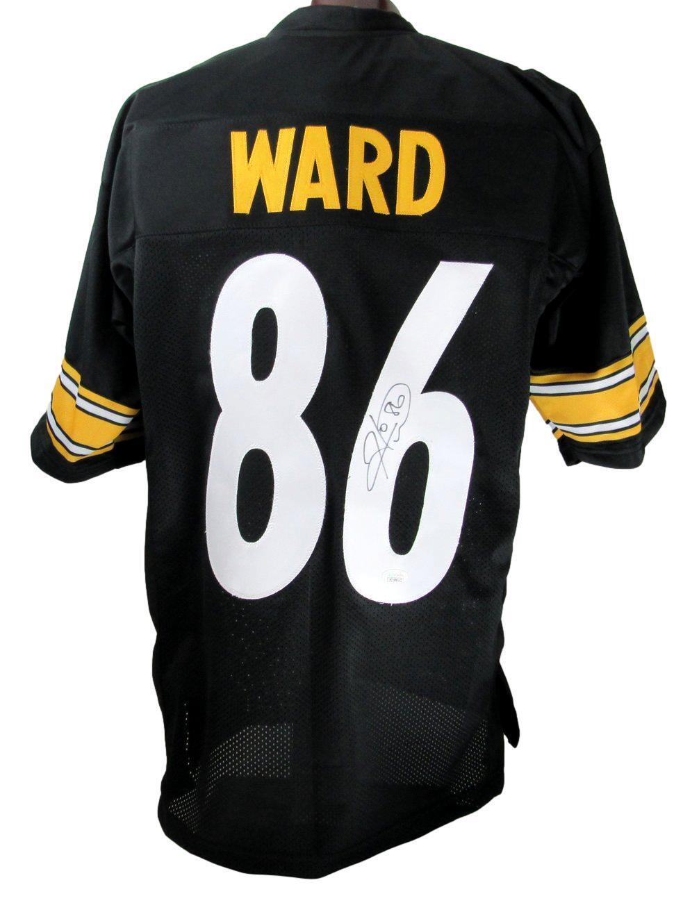 Hines Ward Signed/Auto Pittsburgh Steelers Custom Football Jersey JSA 164792