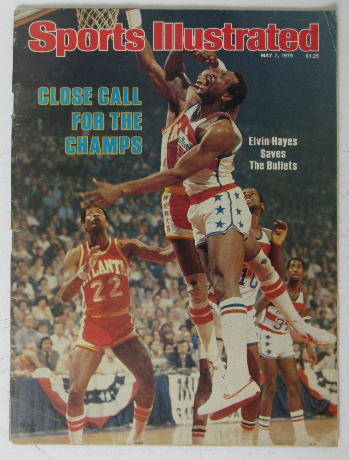 Elvin Hayes Wash. Bullets  1979 Sports Illustrated 5/7/79 NO LABEL 144893