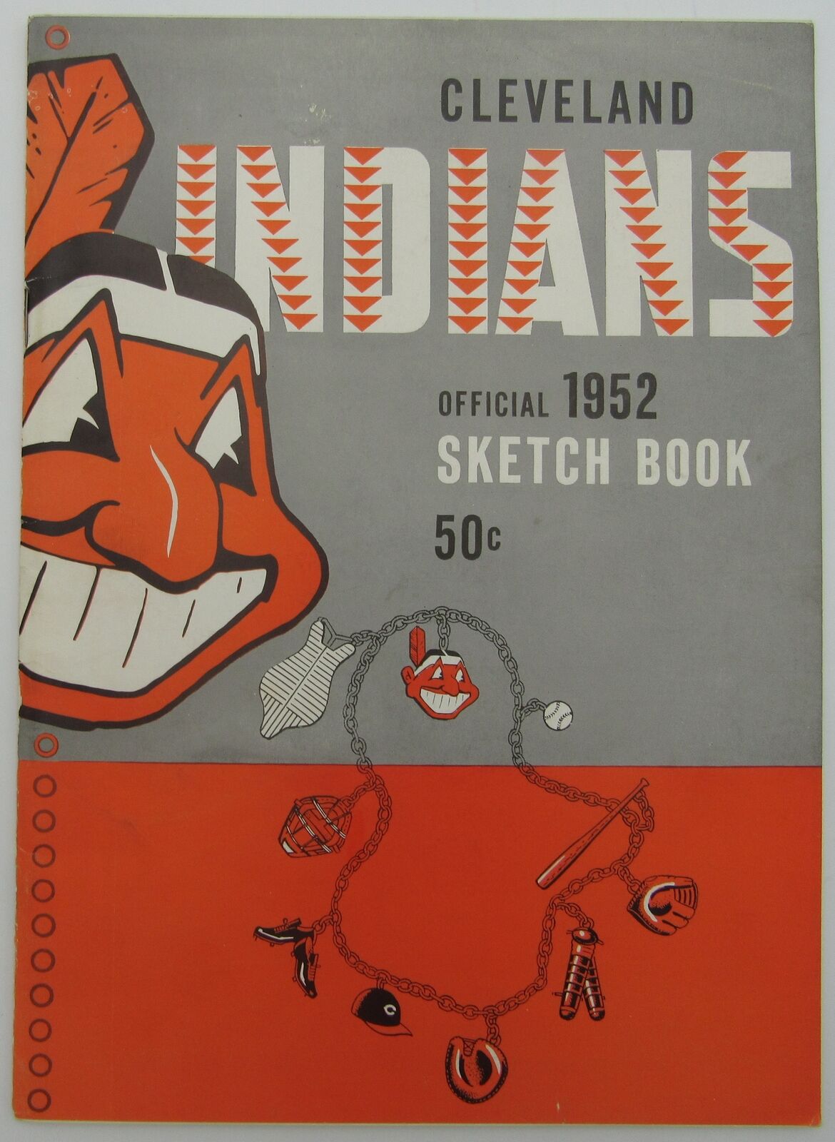 1952 Cleveland Indians Yearbook 144481