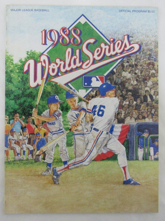 1988 World Series Program Unscored Oakland A's vs. San Francisco Giants 136252