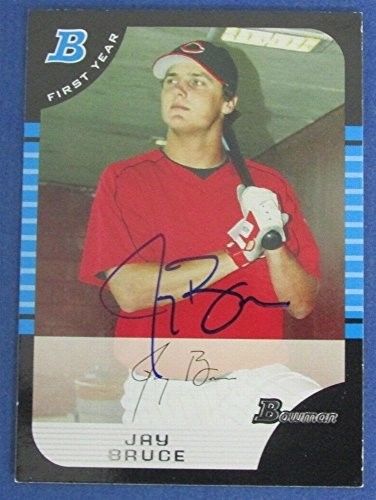 Jay Bruce Reds Signed/Autographed 2005 Bowman Baseball Card #BDP32 123808