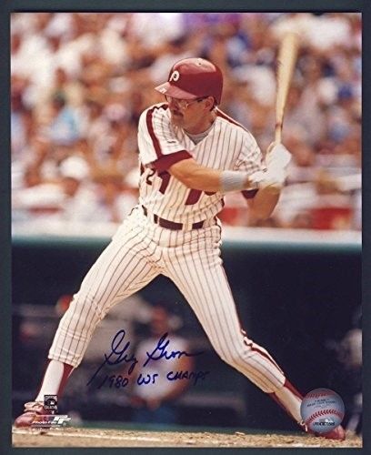 Greg Gross Philadelphia Phillies Autographed/Signed 8x10 Photo PSA/JSA PASS